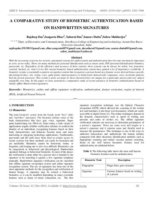 authentication research papers